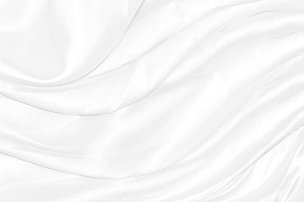 White cloth background abstract with soft waves