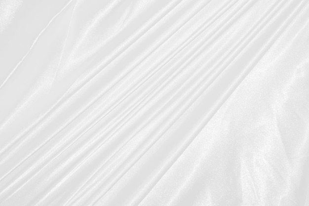 White cloth background abstract with soft waves