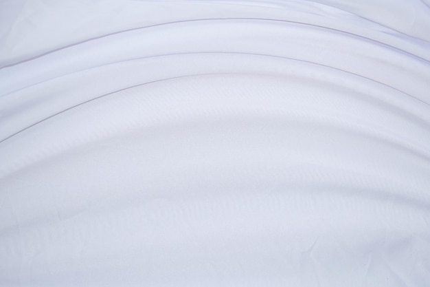 White cloth background abstract with soft waves