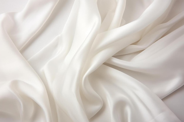 a white cloth with a white design on it