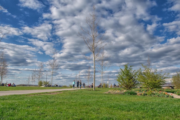 White cloud on blue sky background with sunshine