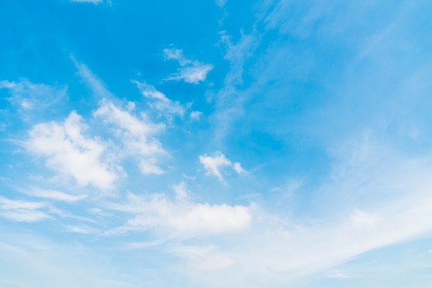 White cloud on blue sky