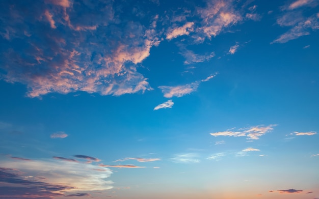 White cloud with blue sky background