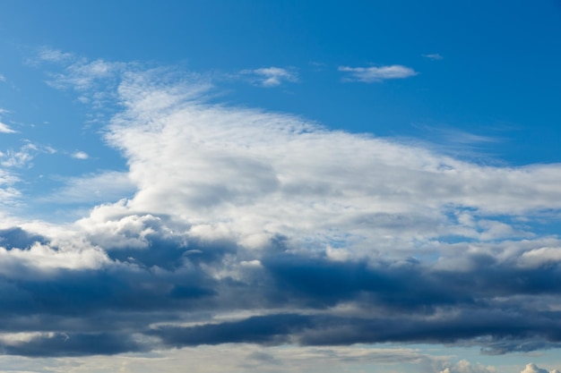 White clouds in a blue sky Sky background