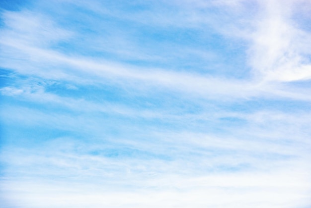 White Clouds on Clear Blue SkyBackgrounds Concept