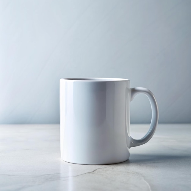 a white coffee mug mockup