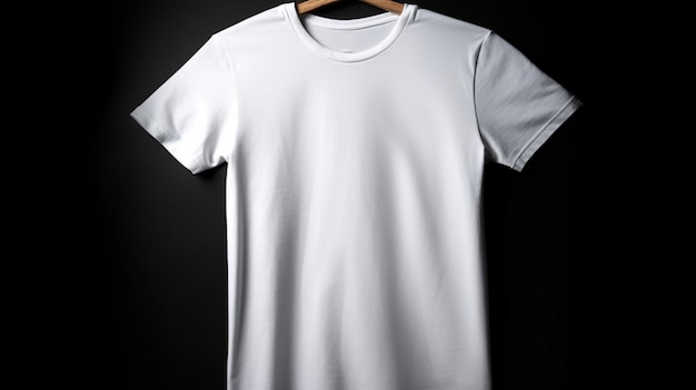 White colortshirt with copy space for your design Fashion concept