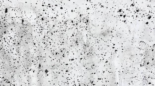 White Concrete Texture with Black Spots