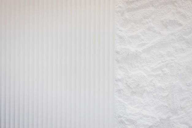 White concrete wall