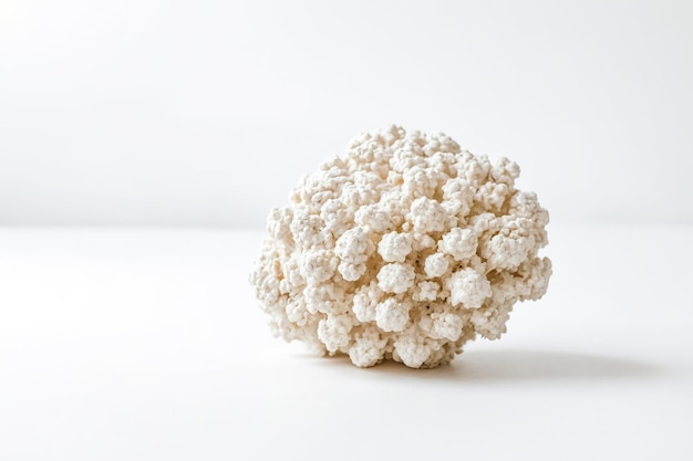 White Coral on White Background