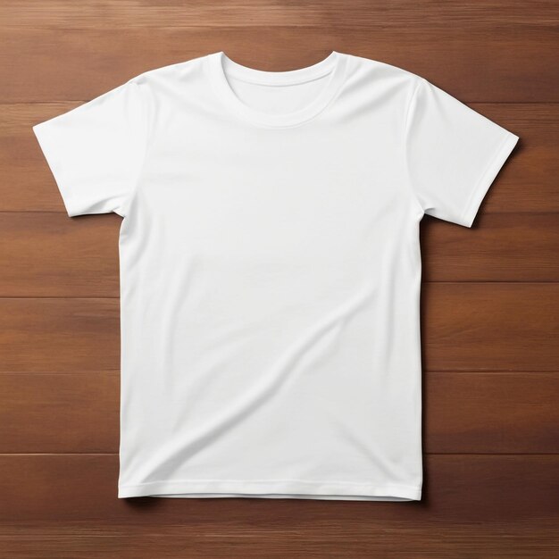 Photo white cotton tshirt