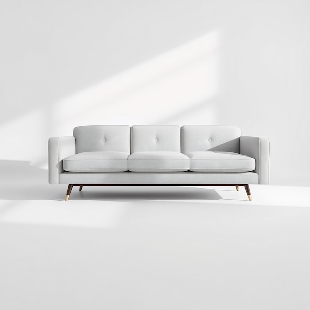 a white couch with a white couch and a white sofa