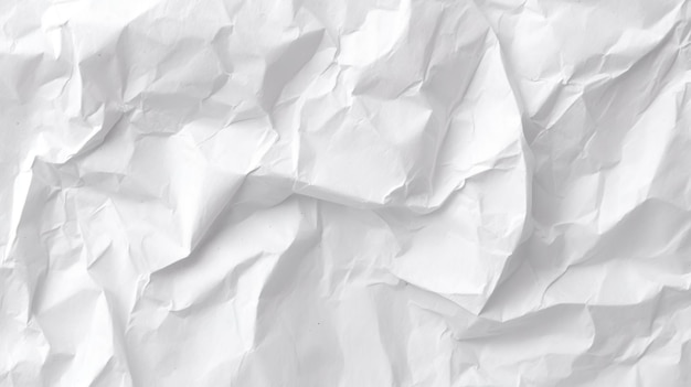 A white crumpled paper is shown with the word paper on it.