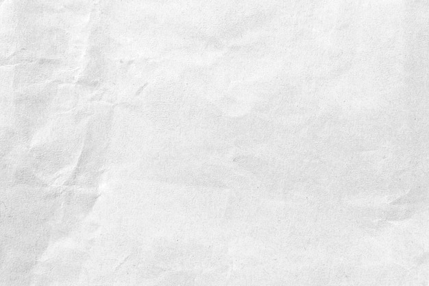 White crumpled paper texture background. Close-up.