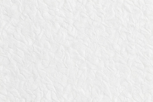 Photo white crumpled paper texture