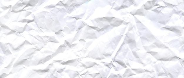 White crumpled paper texture