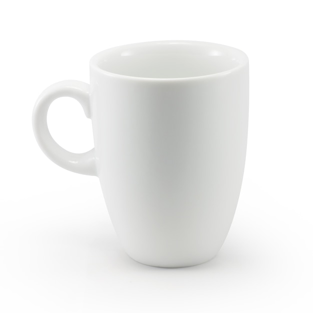 White cup isolated