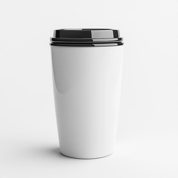 a white cup with a black lid that says  starbucks  on the top