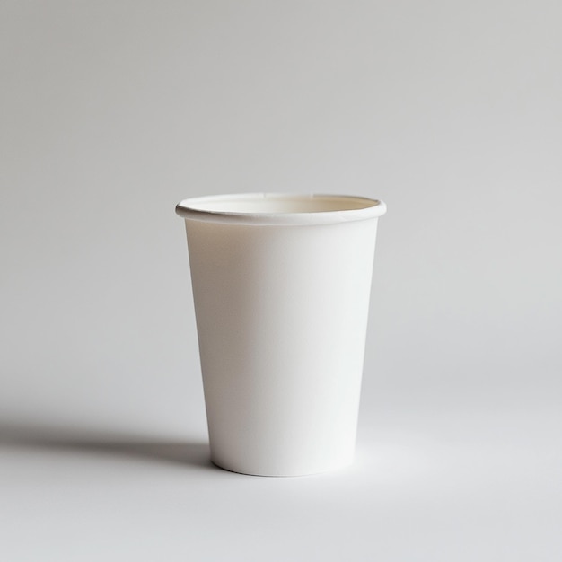 a white cup with a lid that says  no lid  on it