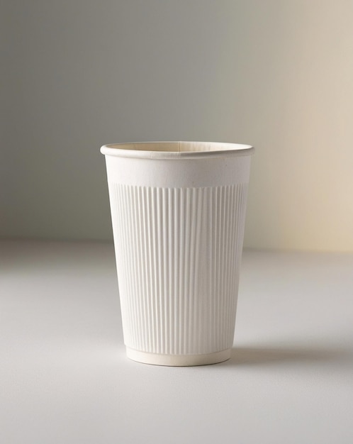 a white cup with a white lid that says quot no lid quot on it