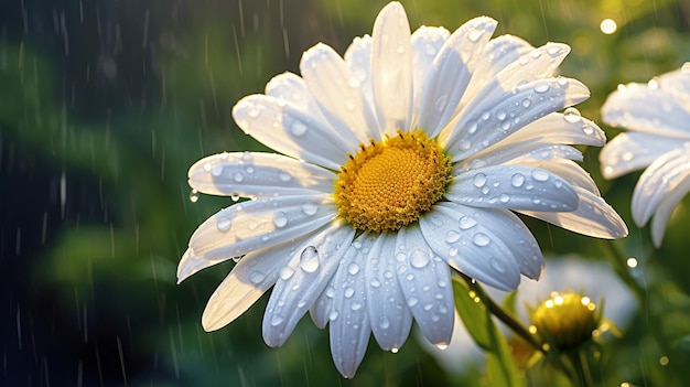 white daisy camomile flowers