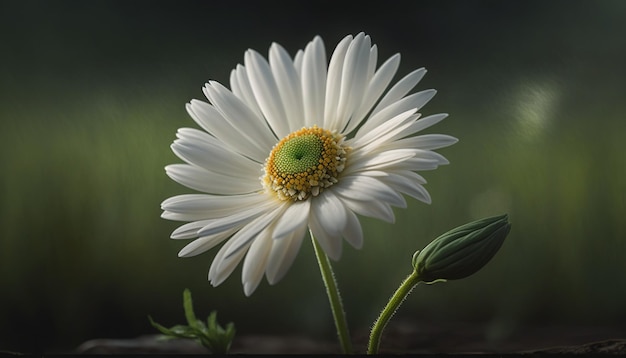 Photo a white daisy