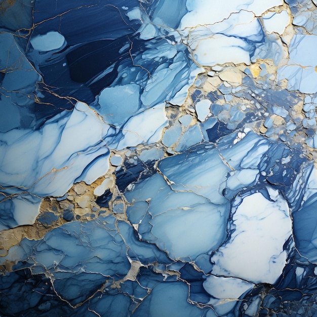 white and dark blue marble texture