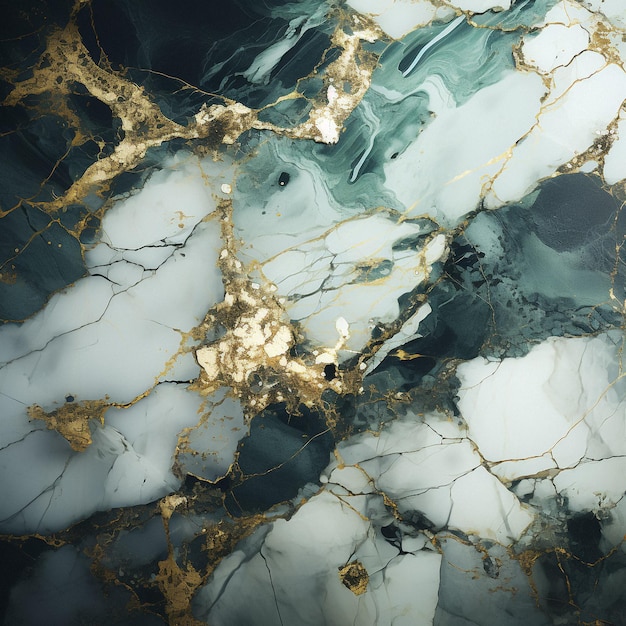 white and dark green marble texture