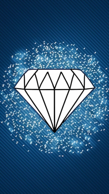 Photo white diamond on transparency background png