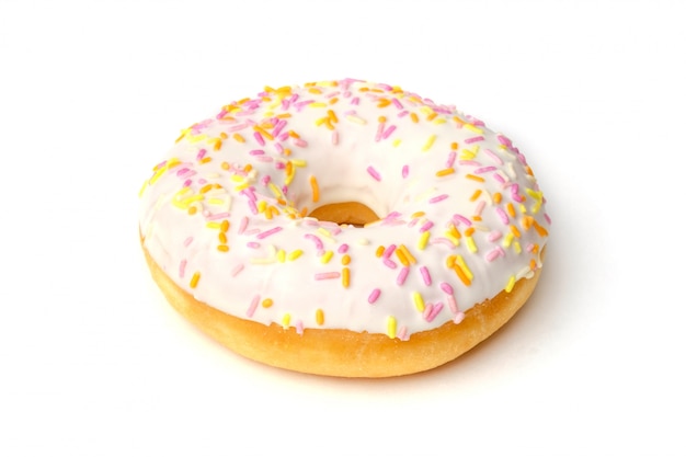 White donut isolated