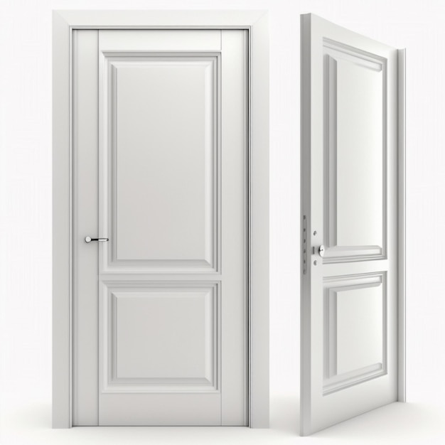 white door mockup