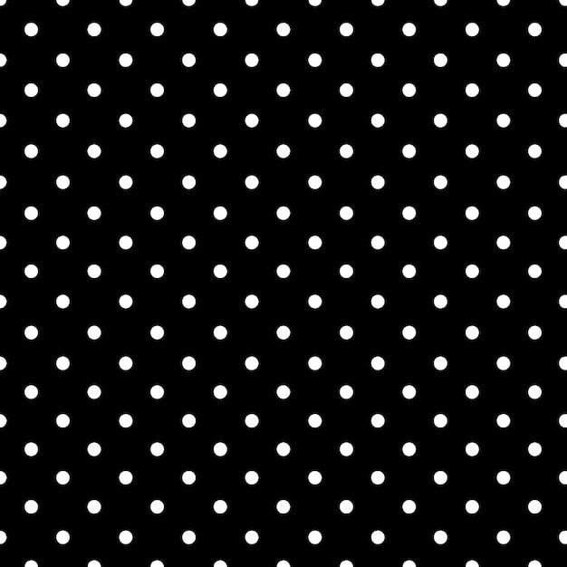 White Dots Forming Wavy Line on Black Background