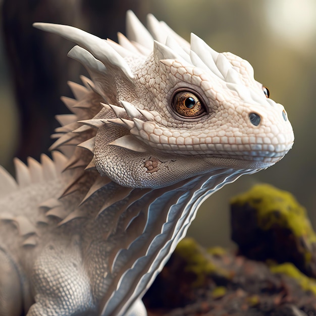 white dragonling