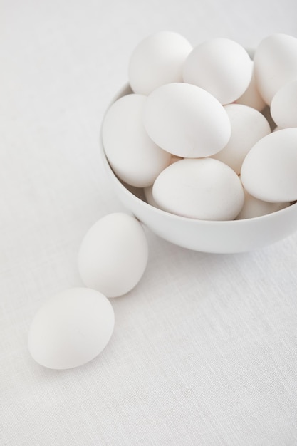 White eggs