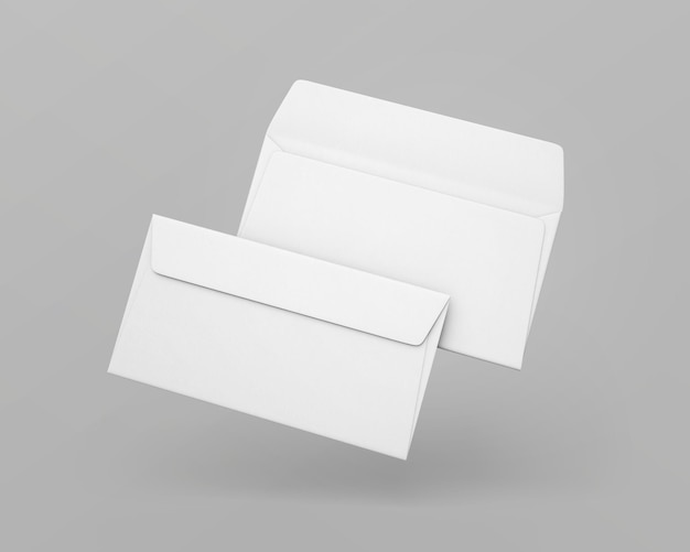 a white envelope with a letter attached to it