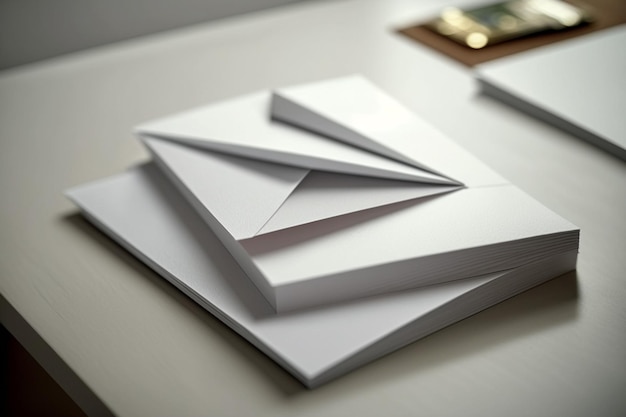 White envelopes on the table An envelope or envelope is a covering made of paper or other material to store letters documents or printed matter of any other nature to be sent by post