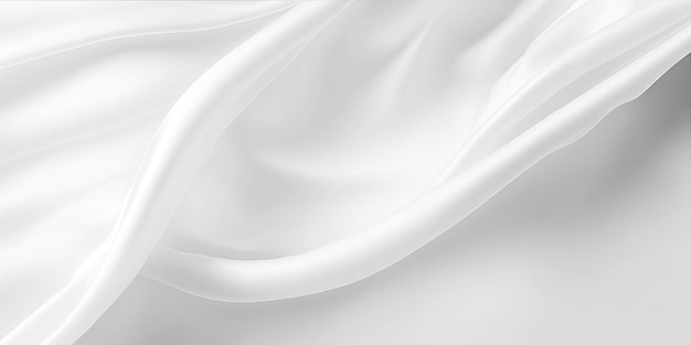 White fabric backgroundabstract smooth fabric minima white backgroundflowing satin waves