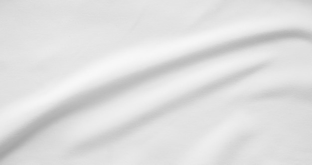 White fabric smooth texture surface background