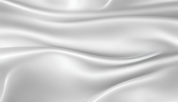 White fabric with a soft wave pattern