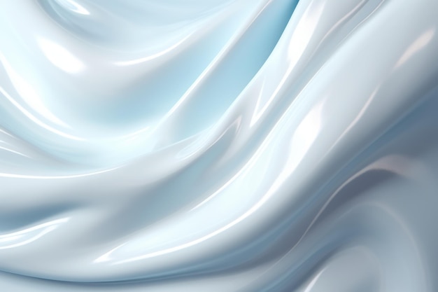 White fabric with wave pattern