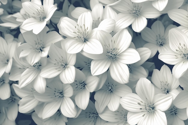 white floril abstrack background