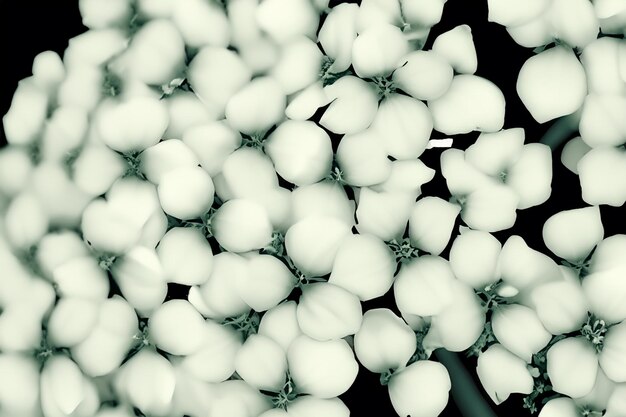 Photo white floril abstrack background