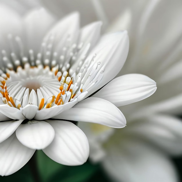 White flower Closeup