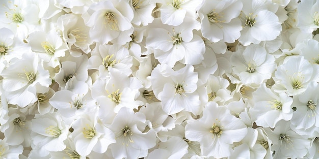 White flowers