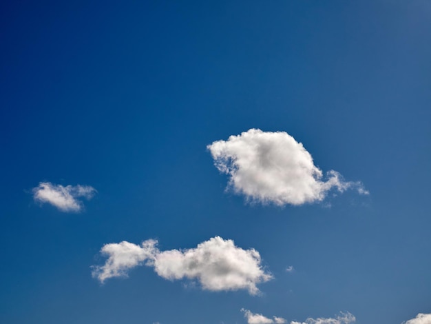 White fluffy clouds in the sky background Cumulus clouds