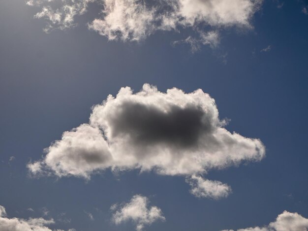 White fluffy clouds in the sky background Cumulus clouds