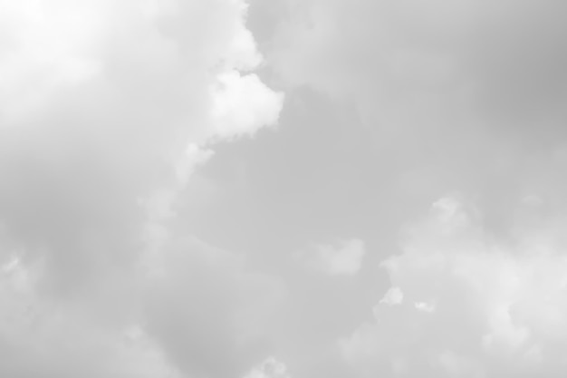 White fluffy cloudy sky background