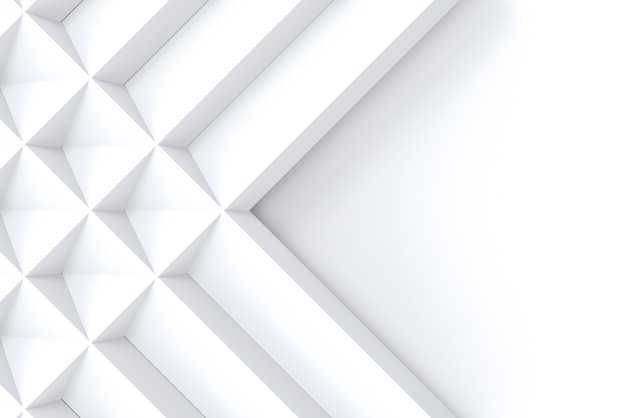 white geometric square grid pattern on copy space background.