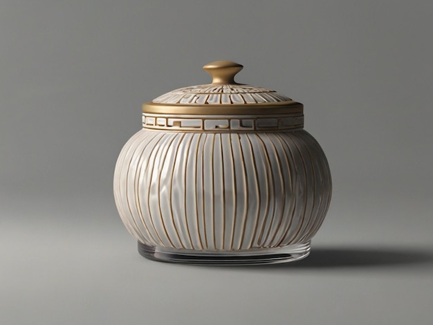 a white and gold vase with a gold rim and a gold rim