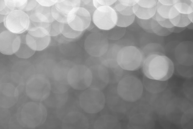 White and gray circular bokeh background